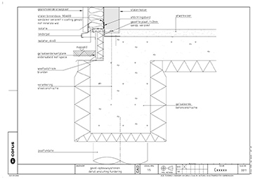 2 Detail aansluiting fundering