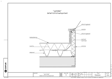 6 Detail doorbreking bovenzijde